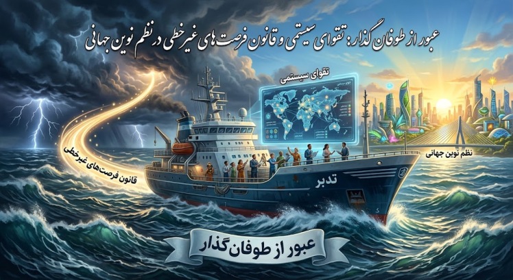 عبور از طوفان گذار: تقوای سیستمی و قانون فرصتهای غیرخطی در نظم نوین جهانی