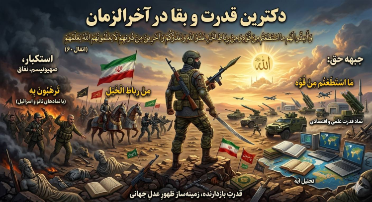 دکترین قدرت و بقا در آخرالزمان: تحلیلی بر آیه «وَأَعِدّوا لَهُم مَا استَطَعتُم مِن قُوَّة»