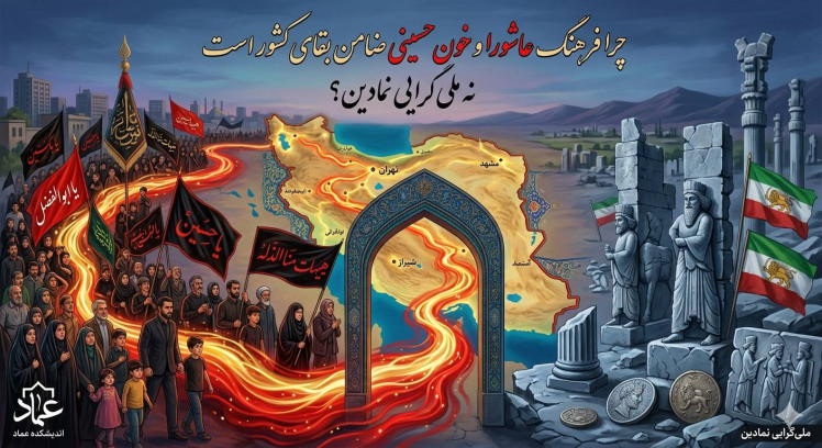 چرا فرهنگ عاشورا و خون حسینی ضامن بقای کشور است نه ملی گرایی نمادین؟