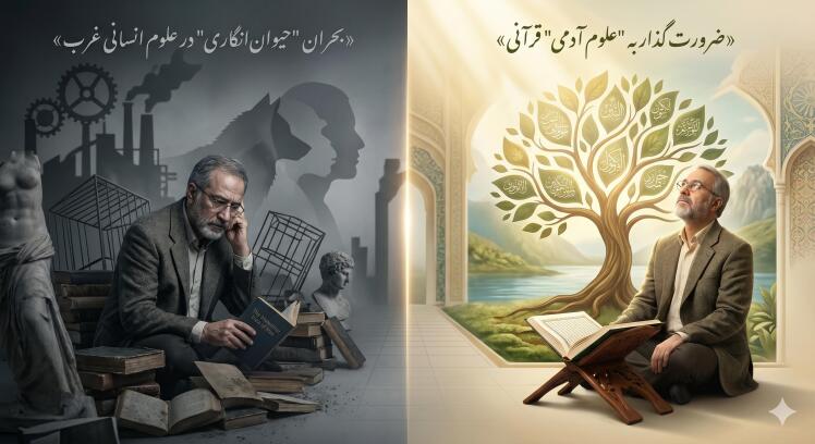 بحران «حیوان‌انگاری» در علوم انسانی غرب و ضرورت گذار به «علوم آدمی»